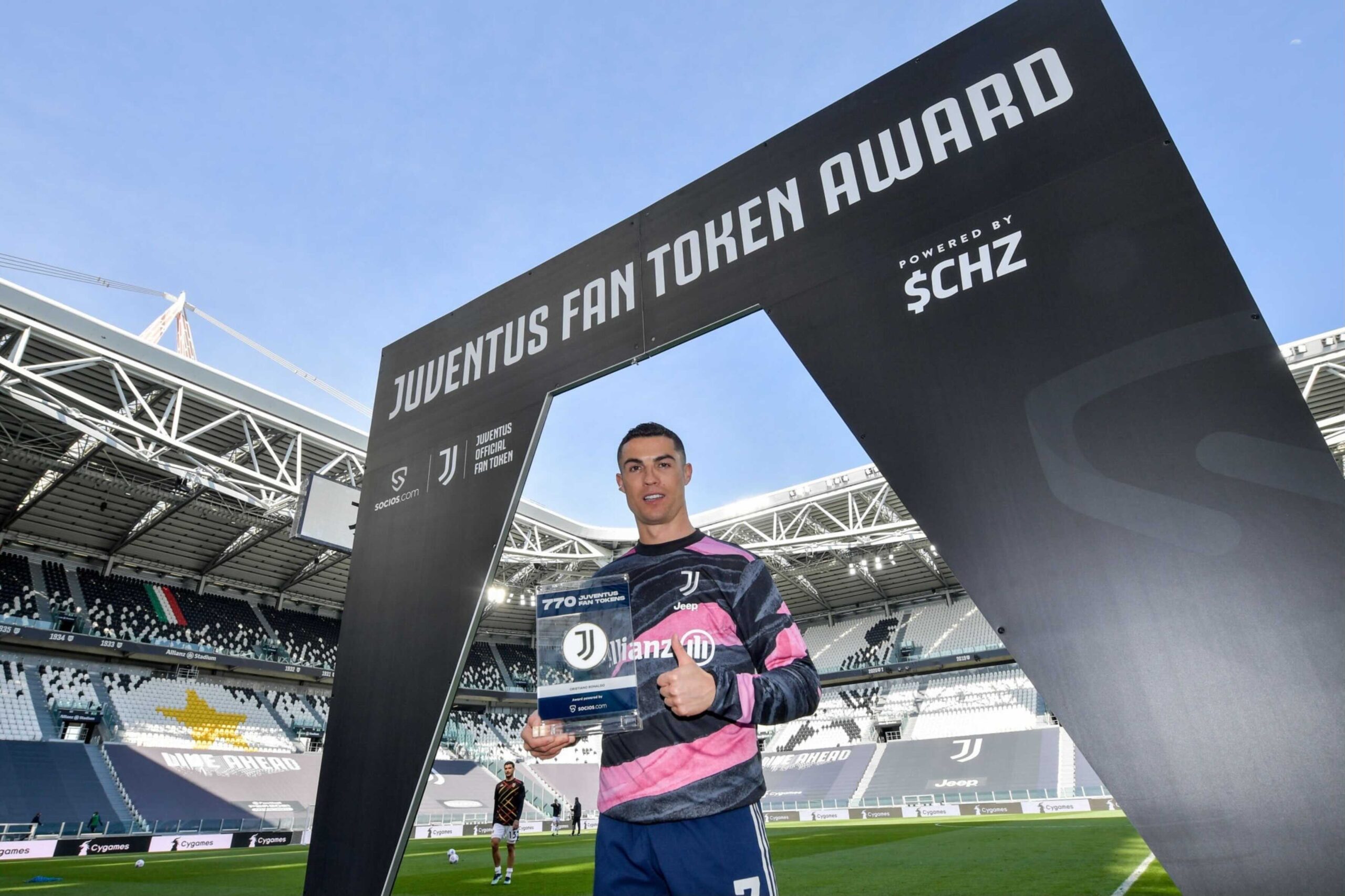 Cristiano Ronaldo 770 JUV token award from Juventus