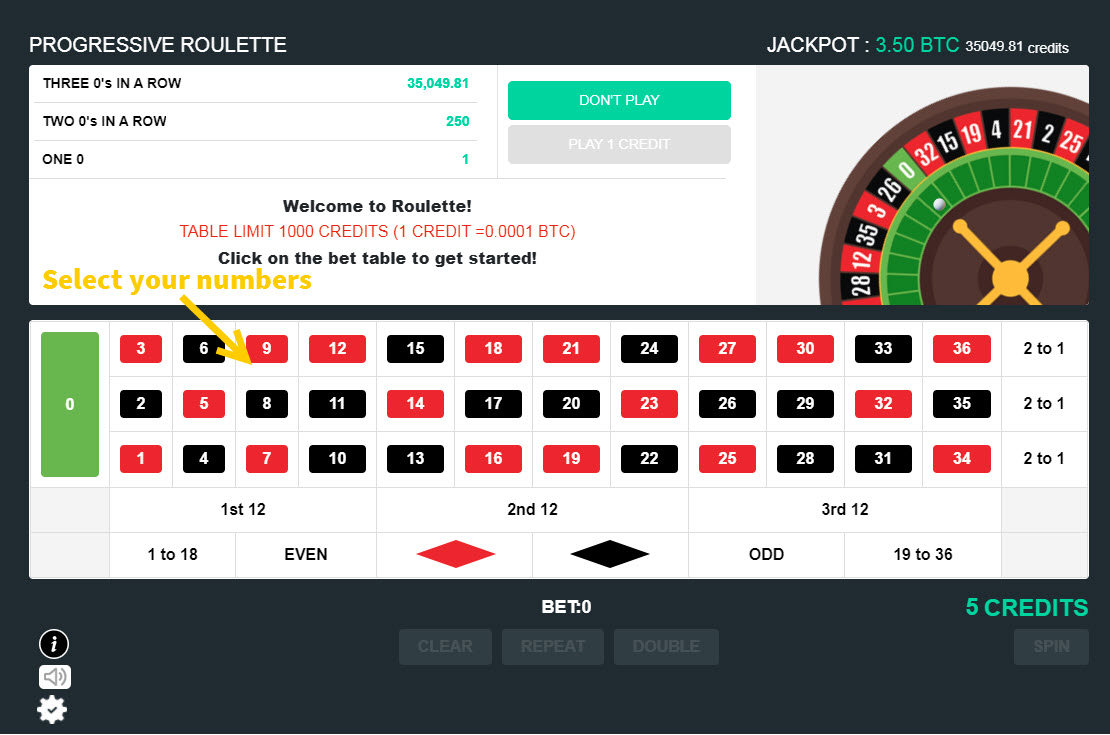 bitcoin roulette app
