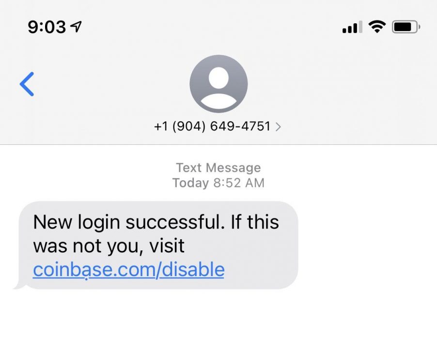 Scam Warning Coinbase Users Are Being Sent Fake Sms Confirmations 
