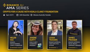 Binance Australia AMA series: Crypto for a Cause with Koala Clancy Foundation