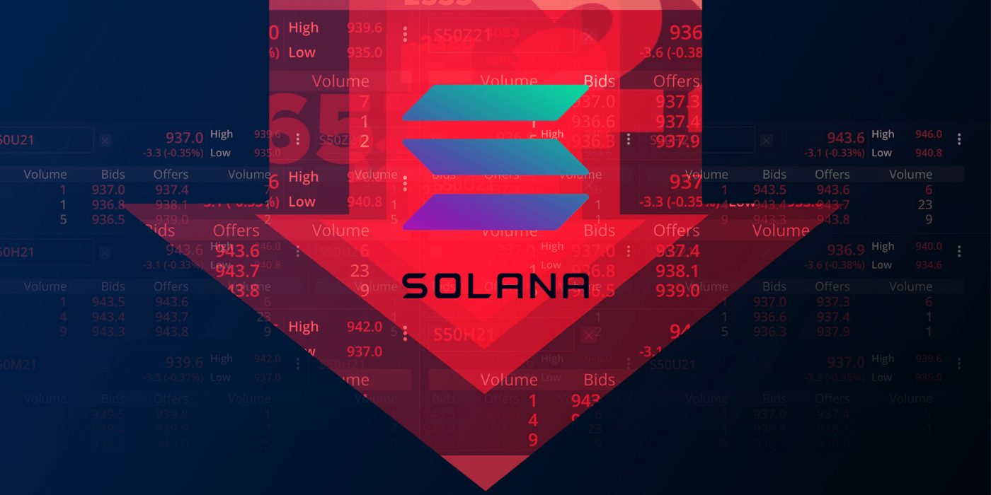 Solana Slides 42% in a Week Amid More Outages thumbnail